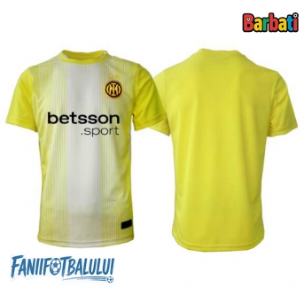 Inter Milan Portarii Tricou Fotbal Replică 2025-26 Barbati Deplasare